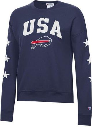 Champion Womens Champion Navy Buffalo Bills Star Spangled Sweatshirt at Nordstrom, Size X-Large