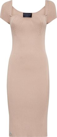 Philipp Plein Knit Midi Dress