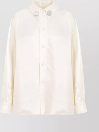 Jil Sander shiny finish viscose shirt