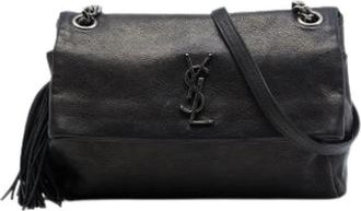 Saint Laurent Pre-owned The West Hollywood Shoulder Bag - Dames - Vintage Schoudertas - Zwart - ONE Size - Leer - Vintage