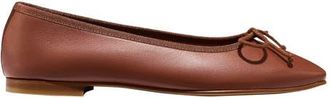 Margaux Eyewear The Fonteyn Flat in Cognac Nappa at Nordstrom, Size 39.5