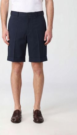 Valentino Garavani Shorts chino in cotone con vita media e fondo con risvolto