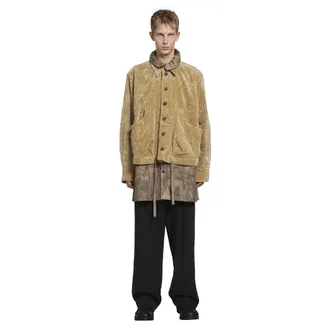 Ziggy Chen Layered Velvet Jacket
