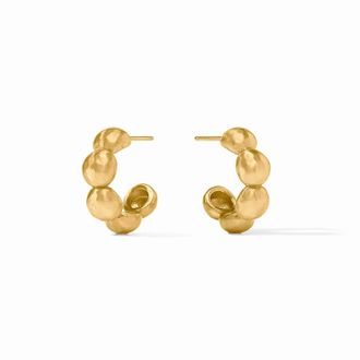 Julie Vos Womens Solara Nova Hoop Earrings In Gold