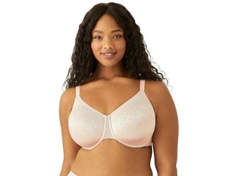 Wacoal Back Appeal Underwire Bra 855303 Womens Bra Rose Dust : 32DDD, Spandex/Nylon/Lace