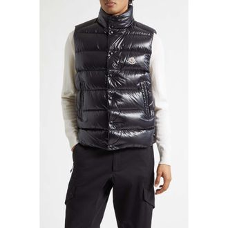 Moncler Tibb Water Repellent Down Puffer Vest in Black at Nordstrom, Size 0