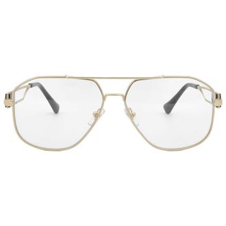 Versace Demo Aviator Mens Eyeglasses VE1287 1002 57