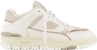 Axel Arigato Lage Top Sneaker Wit/Taupe - Heren - Sneakers - Wit - 40 EU - Schoenen