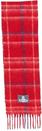 Vivienne Westwood Sjaal - Dames - Wintersjaals - Rood - ONE Size - Wol - Accessoires