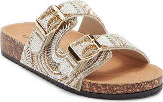Top Moda Spring Slide Sandal in Gold Bead at Nordstrom Rack, Size 6.5