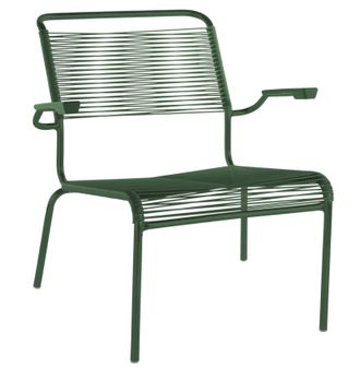 Schubiger M&ouml;bel Spaghetti-Lounger S&auml;ntis mit Armlehnen