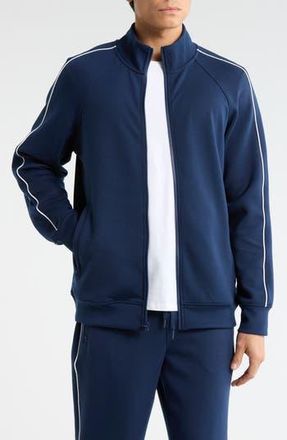 90 Degree by Reflex Daxton Scuba Jacket in Naval Blue-White at Nordstrom Rack, Size Xx-Large