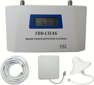 Trade Shop Kit Ripetitore Amplificatore Booster Segnale Antenna Gsm Dcs 4g Fdd-lte - - Trade Shop Traesio