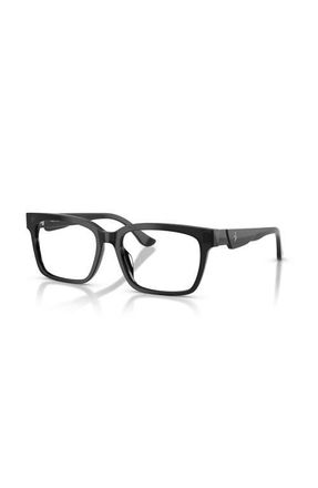Ferrari 55mm Rectangle optical glasses in Black at Nordstrom