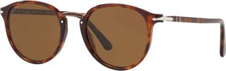 Persol Klassieke Havana zonnebril in bruin - Heren - Zonnebrillen - Bruin - 54 MM - Accessoires