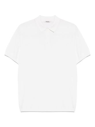 KANGRA fine-knit polo shirt - Neutrals