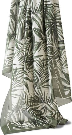 Bogner Quincy scarf for women - Olive green/off-white - one_size