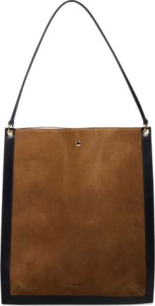 Wandler Borsa a spalla in pelle scamosciata - Marrone