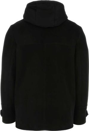 Prada Mens Shearling Jacket Black