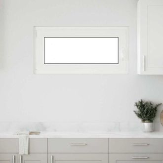 vidaXL Ventana De S&oacute;tano risor 100x50 Cm Oscilobatiente Din Izquierda Antracita Vidaxl