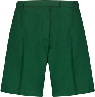 La DoubleJ Boyfriend Shorts - Dames - Korte Broeken - Groen - XS - Katoen - Korte Broeken