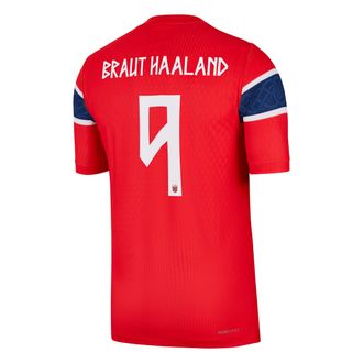 Nike Erling Braut Haaland Norway National Team 2026 Match Home Nike Mens Dri-FIT ADV Soccer Jersey in Red | NN203949383-NOR