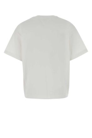 Bottega Veneta White (leather Camel) Exterior: Cotton T-Shirt T-shirts And Polos