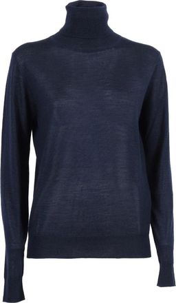 P.A.R.O.S.H. Maglia - Dames - Coltruien - Blauw - XS - Wol - Truien & Vesten
