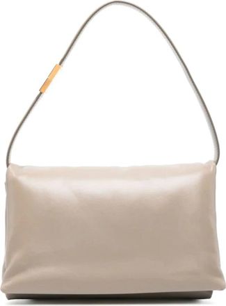 Marni Borsa - Dames - Schoudertassen - Beige - ONE Size - Tassen