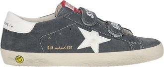 Golden Goose Scarpe da ginnastica Golden Goose Old School Tomaia in pelle scamosciata e cinturino in pelle lucida, stella e tallone Blu/Bianco