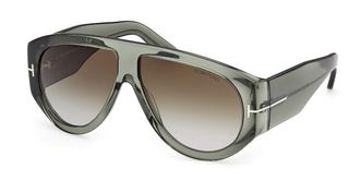 Tom Ford FT1044 BRONSON 93B Mens Sunglasses Green Size 60