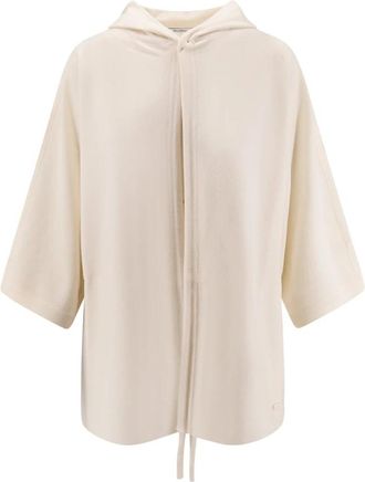 Max Mara Aster Cardigan - Dames - Hoodies - Wit - M - Wol - Hoodies & sweatvesten