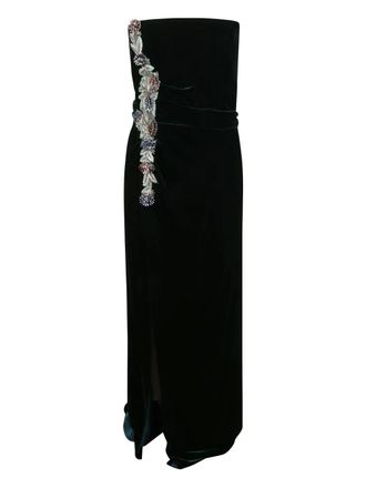 Costarellos Brisha maxi-jurk - Groen