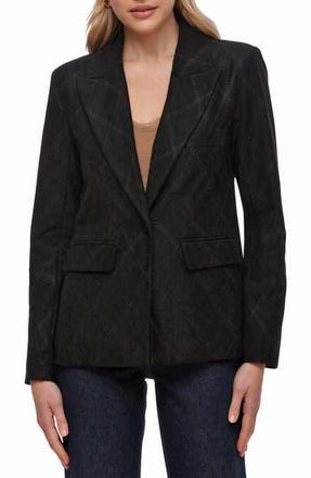 Bagatelle Faux Suede Blazer in Black at Nordstrom Rack, Size X-Large