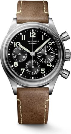 Longines Longines Avigation Bigeye Automatisch Horloge - Dames - Horloges - Zwart - ONE Size - Accessoires