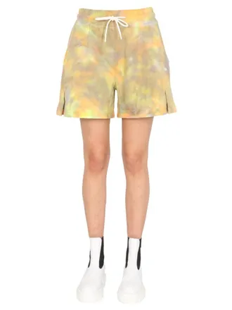 Msgm Relaxed Fit Cotton Shorts