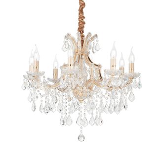 Netlighting Napoleon 8 Light Pendant Light Gold