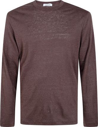 Gran Sasso Logo Print Long Sleeves T-Shirt