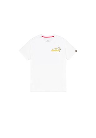 Alpha Industries T-Shirt ALPHA INDUSTRIES Pearl Harbor Backprint T-Shirt, Herren, Gr. XXL, weiss (wei&szlig;), Obermaterial: 100% Baumwolle, Shirts T-Shirt