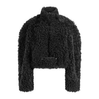 16Arlington Faux Fur & Shearling Jackets, female, Black, Size: S Nofre Shearling Jacket