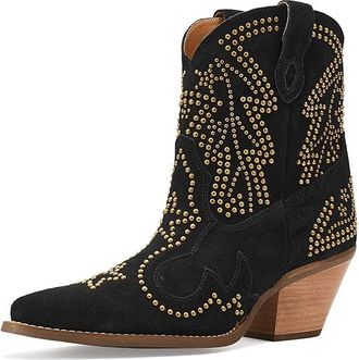 Dingo Seein Stars Womens Boots Black : 6.5 B - Medium, Rubber/Suede/Synthetic