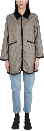 Lavenham Gewatteerde nylon jas - Dames - Zomerjassen - Grijs - L - Nylon - Jassen