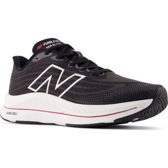 New Balance FuelCell Walker Elite Sneaker in Black/Team Red at Nordstrom, Size 13