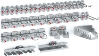 OEM Surtido De Portaherramientas, 40 Piezas, Recubierto De Ku. Para Placas Perforadas