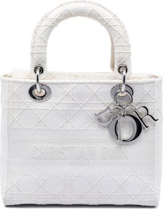 Dior Pre-owned Dior Medium Canvas Cannage Lady D Lite Ladies 77G3VLNYEC9QYK8E