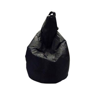 Talamo Italia Dmora Pouf De Couleur Unie, Couleur Noire, Dimensions 80 X 120 X 80 Cm