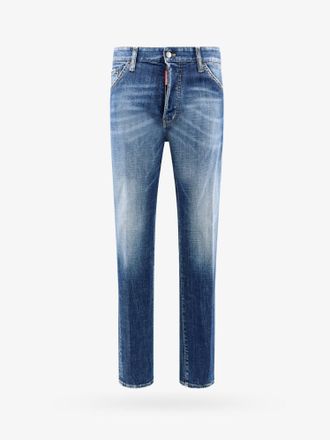 Dsquared2 Cotton jeans with back logo patch - DSQUARED2 - gender_Man