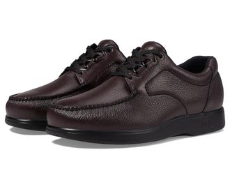 SAS Bout Time Comfort Lace Up Mens Shoes Cordovan : 11.5 WW - Double Wide (EE-3E), Leather