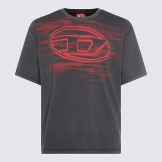 Diesel T-Shirts And Polos Blacks And Greys-Uomo