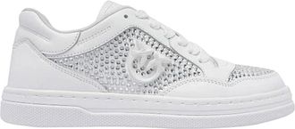 Pinko Sneakers - Dames - Sneakers - Wit - 36 EU - Denim - Schoenen
